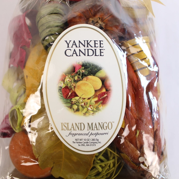 Yankee Candle Island Mango Potpourri 10 oz Sealed Floral Decor NIP