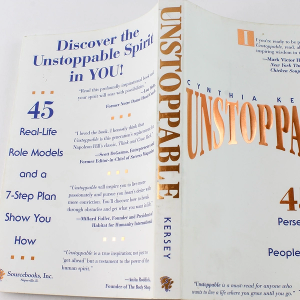 Unstoppable by Cynthia Kersey 1994 Paperback Inspirational Stories