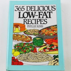 365 Delicious Low-Fat Recipes by Phyllis Kohn Hardcover Cookbook First Edition