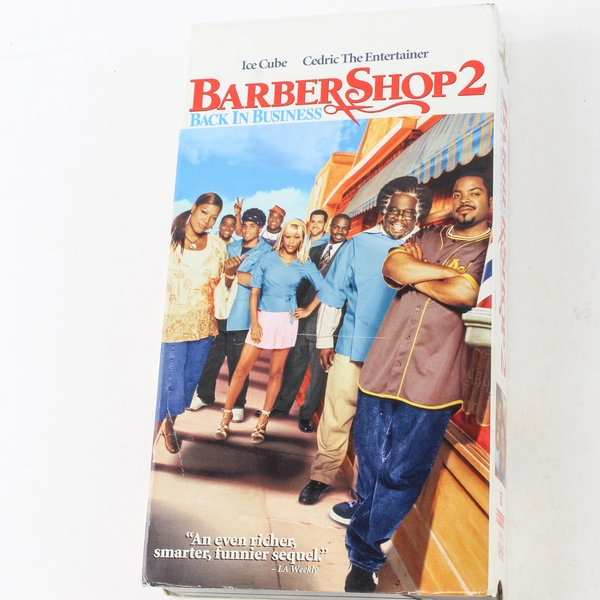 Barbershop 2 Back in Business VHS 2004 Ice Cube Cedric The Entertainer