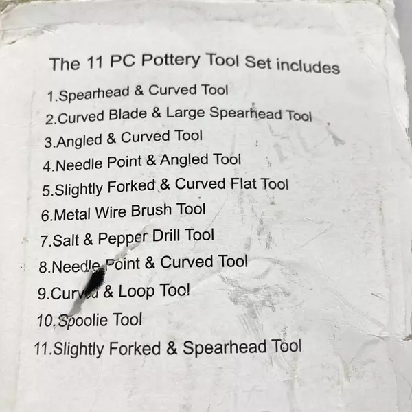 11 Double Piece Clay Pottery And Sculpting Art Tool Set