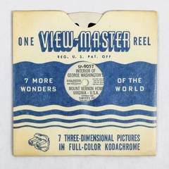 Vintage ViewMaster SP9057 Interior of George Washington's Mount Vernon
