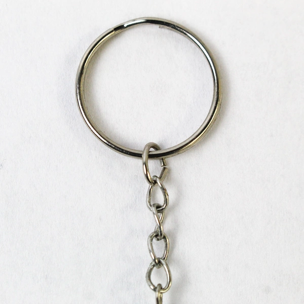 DreamCatcher Key Chain Keyring Silver Tone Simulated Turquoise Dangle Feathers