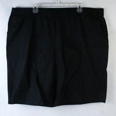 D&Co. Denim + Company Shorts Women's Size 2X Black Elastic Waist Pockets