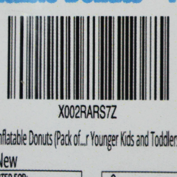 Package Of Bedwin Inflatable Donuts Multicolored Pack of 4 Sealed