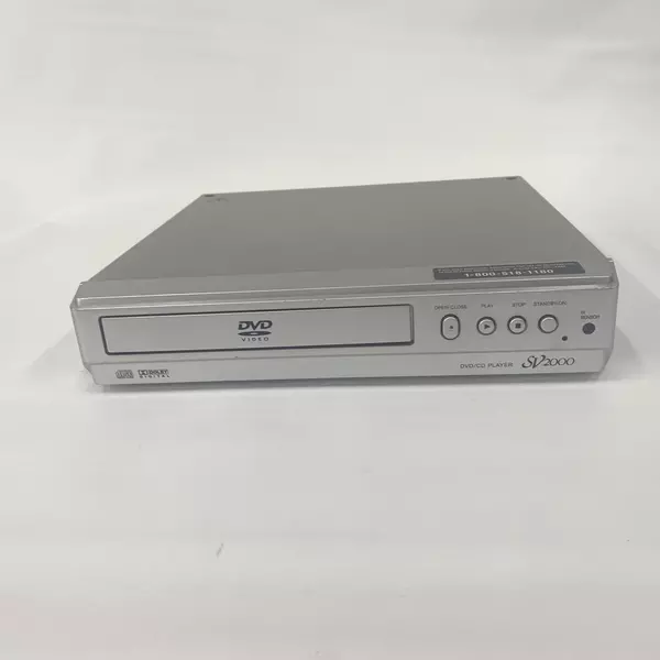 Funai SV2000 DVD/CD Player Model WV205 Small Lightweight No Remote