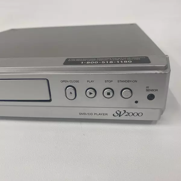 Funai SV2000 DVD/CD Player Model WV205 Small Lightweight No Remote