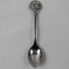 Edelstahl Coffee Demitasse Spoon 18/10 Stainless w Lovebirds Heart Detail