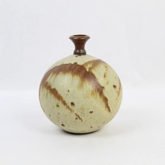 Stoneware Modern Weed Pot Vase by Stearns Earth Tone Planter Decorative Garden