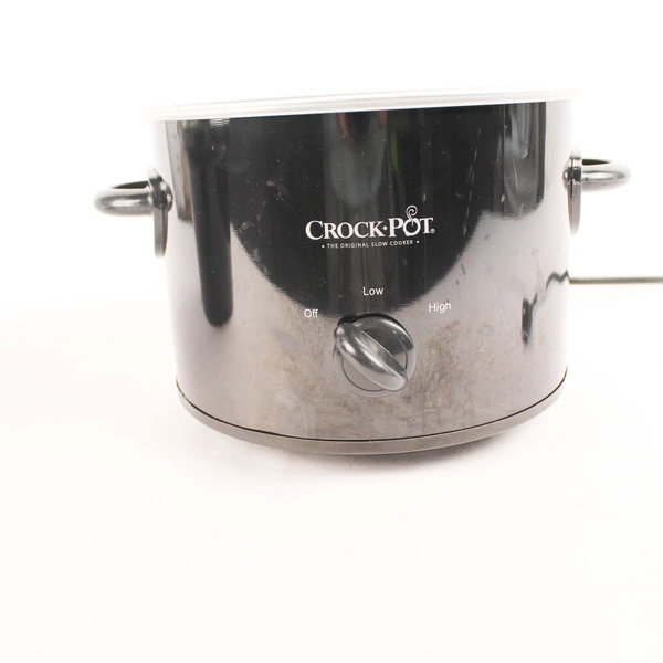 Crock Pot SCR200B Slow Cooker Black Stoneware 1.5 Quart Pre-Owned
