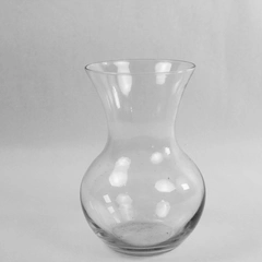 Vtg Libbey Clear Glass Flower Vase Centerpiece 7" Spring Decor Crafts Plants