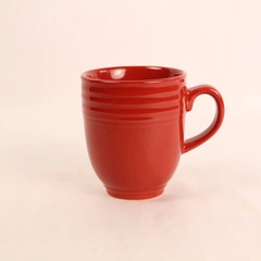 Gibson Home Plaza Cafe Red Ceramic Coffee Mug Microwave Safe Replacement