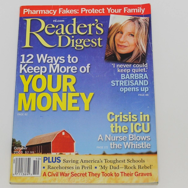 12 Ways To Keep More Of Your Money Reader's Digest 2003 Paperback Book
