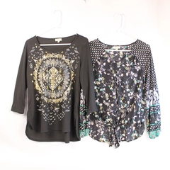 Lot of 2 Women's Size S Tops by Madison & Berkeley & Style & Co Good Condition