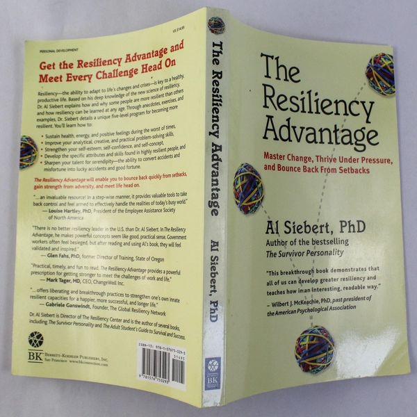 The Resiliency Advantage by Al Siebert PhD 2005 Paperback Pre-Owned