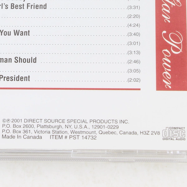 Star Power CD by Marilyn Monroe 2001 Direct Source Pre-Owned