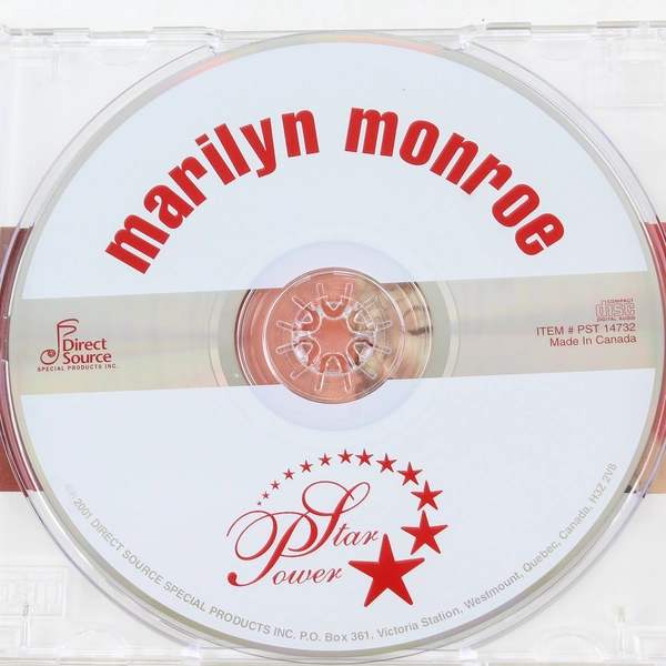 Star Power CD by Marilyn Monroe 2001 Direct Source Pre-Owned