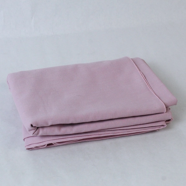 Woven Fabric Tablecloth Linen Pink Rectangular 58 x 82 in Unbranded Home Decor
