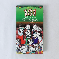 Disney's 101 Dalmatians Christmas VHS Movie with Bonus Program Coup De Vil