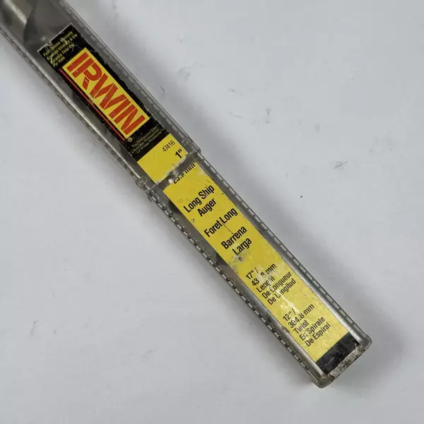 Irwin Tools 47416 Ship Auger Bit 1" x 17"