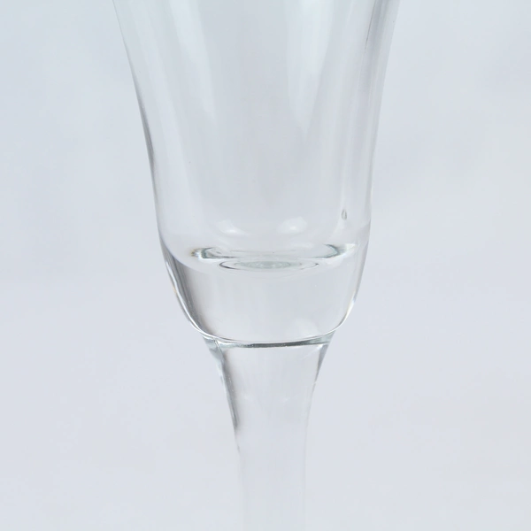 Unbranded Set of 2 Tapered Style Champagne Flutes Glass with Stems