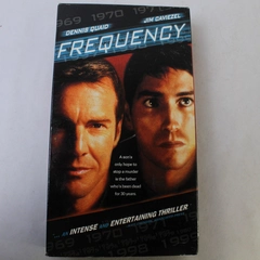 Frequency VHS 2000 New Line Home Entertainment Dennis Quiad Jim Caviezel