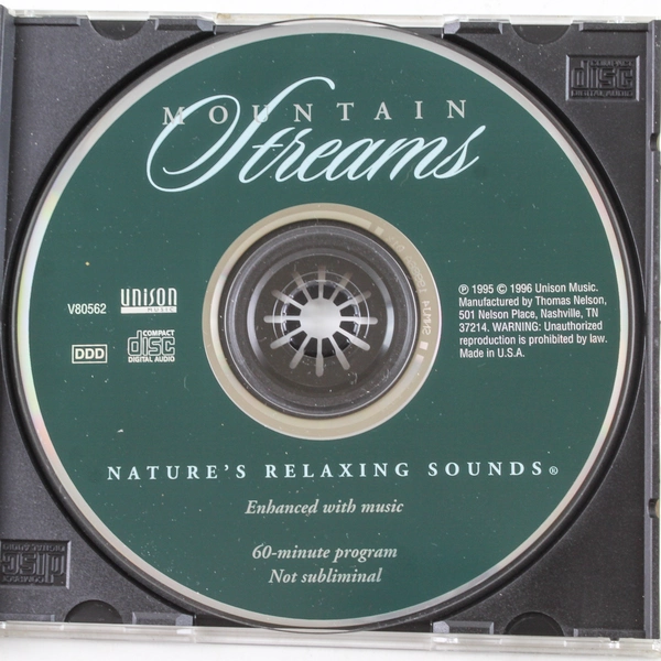 Mountain Streams Nature's Relaxing Sounds CD 1995