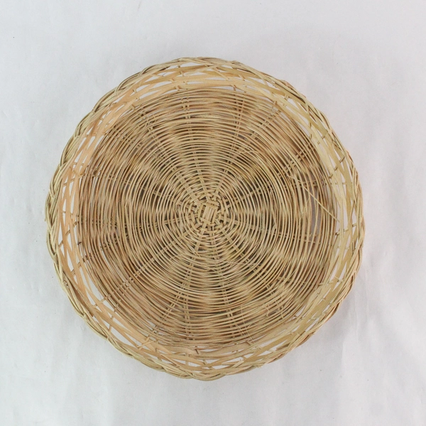 Lot of 6 Wicker Paper Plate Holders 9x9 Inches Varying Styles/Sizes