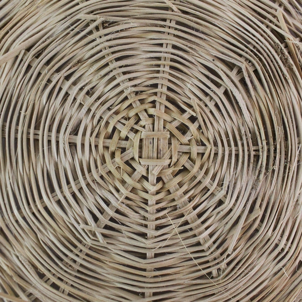Lot of 6 Wicker Paper Plate Holders 9x9 Inches Varying Styles/Sizes