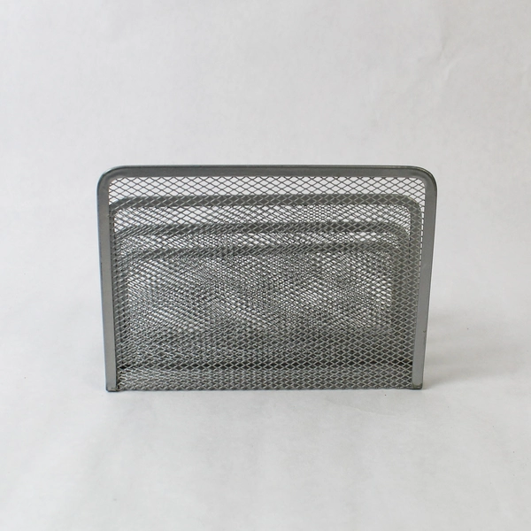 Set of 2 Small Metal Wire Vertical Document Desk Organizers