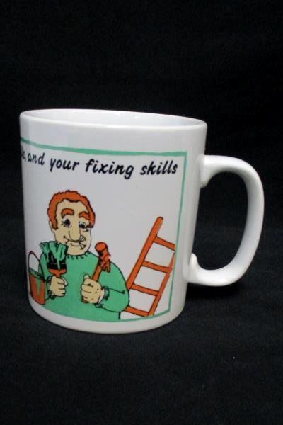 Lot of 4 Dad Pops Man Men Special Sayings Coffee Mugs