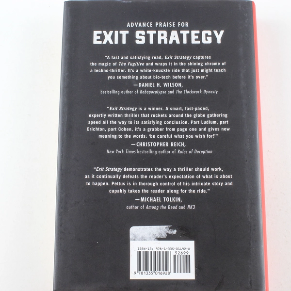 Exit Strategy by Charlton Pettus 2018 Hardcover Good Condition