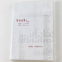 Andy Stanley Text God R U Thr DVD North Point Ministries Pre-Owned
