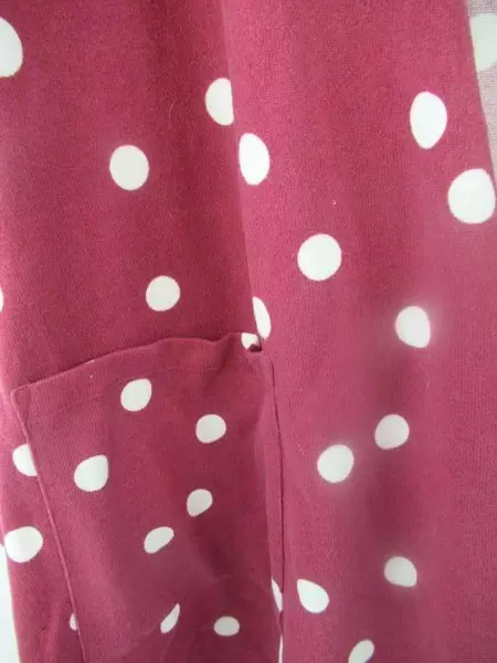 LuLaRoe Cardigan Sweater Mauve With White Dots Long Sleeves Women's Size Small