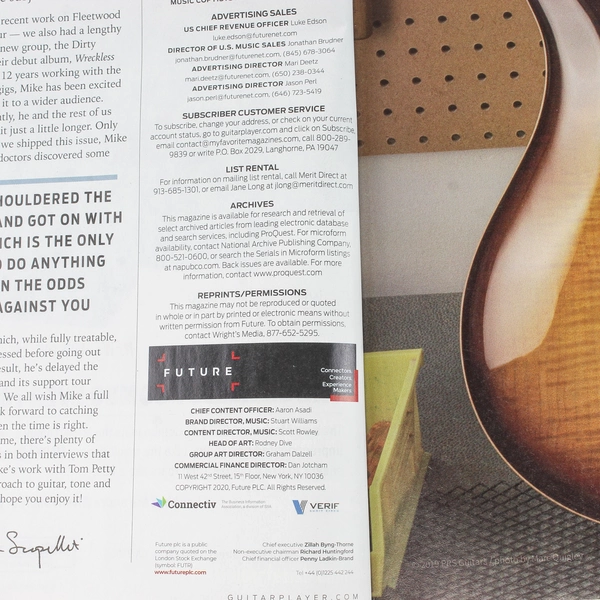 Guitar Player Magazine May 2020 Mike Campbell