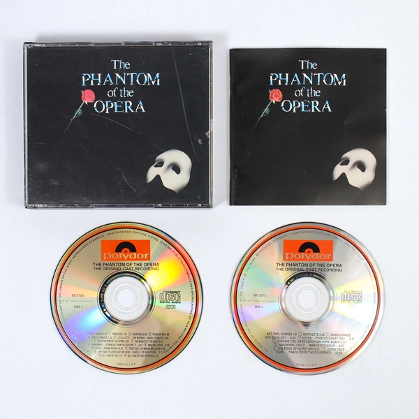 The Phantom Of The Opera Original London Cast 1987 2 CD Set Pre-owned
