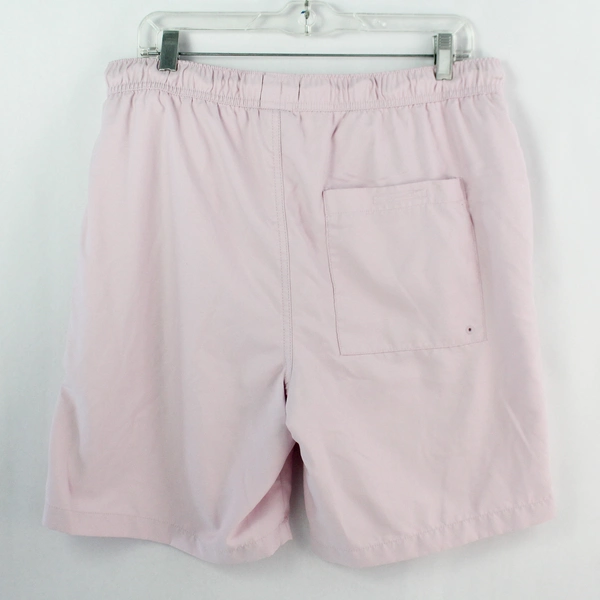 Empyre Men's Light Pink Drawstring High Waist Swimming Shorts w/ Pockets Size XL