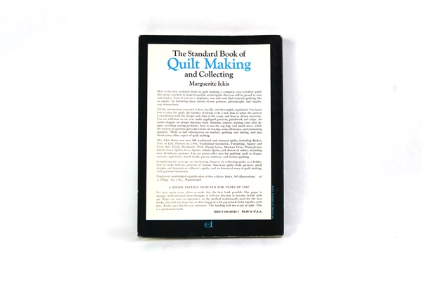 The Standard Book of Quilt Making by Marguerite Ickis 1949 Dover Publications PB