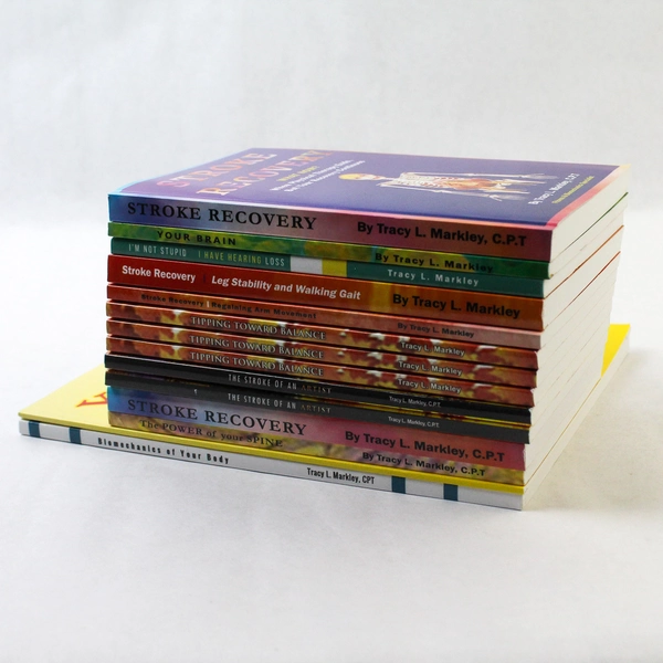 Lot of 14 Signed Tracy L. Markley Physical Therapy & Recovery Books