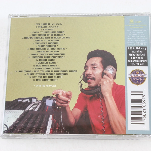 Smokey Robinson My World The Definitive Collection CD 2005 Motown Records