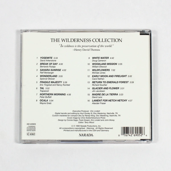 Narada Wilderness Collection CD 1990 Easy Listening Signed Good Condition