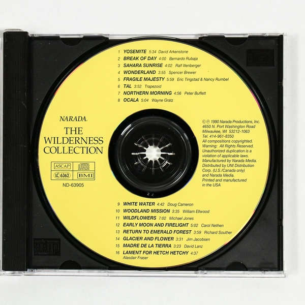 Narada Wilderness Collection CD 1990 Easy Listening Signed Good Condition