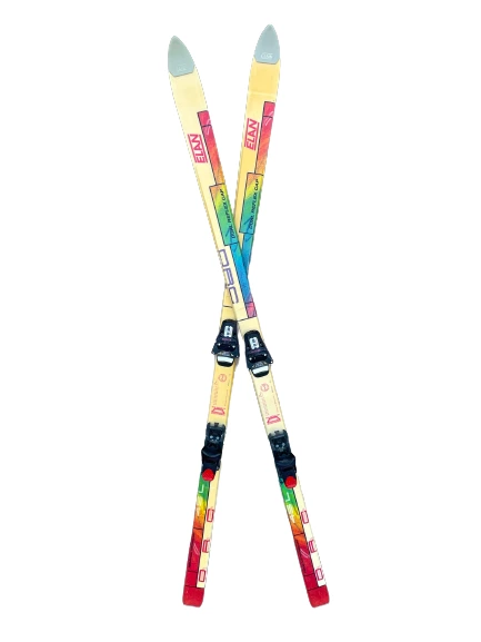 Elan DRC Dual Reflex Cap 45 L Skis And Poles With Tyrolia 650 Bindings