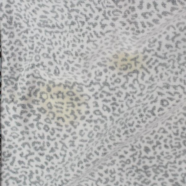Van Heusen Black White Animal Print Button Up Collared Blouse Women's Size Large