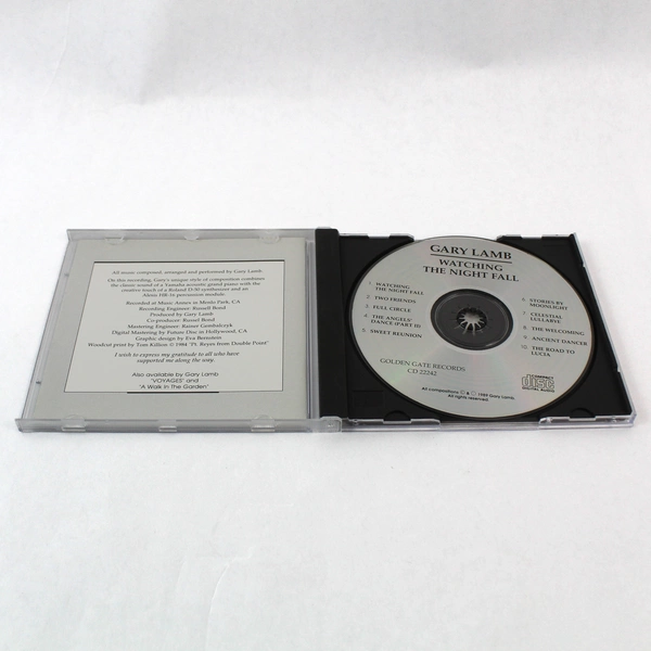 Watching The Night Fall By Gary Lamb CD Album Golden Gate Records Classical