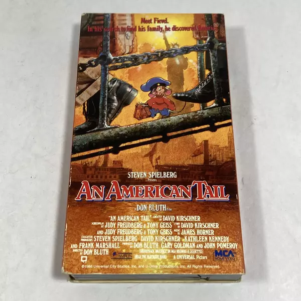 An American Tail VHS 1987 MCA Home Video Pre-Owned Fievel Kids Movie