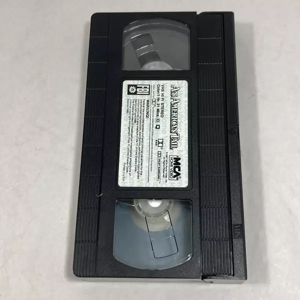 An American Tail VHS 1987 MCA Home Video Pre-Owned Fievel Kids Movie