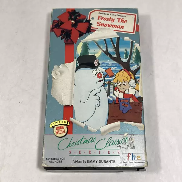 Frosty the Snowman VHS 1989 Christmas Classic Pre-Owned Untested