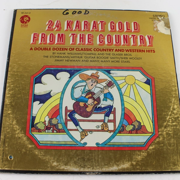 Various Artists 24 Karat Gold From The Country 2xLP - Good Pre-Owned Vinyl