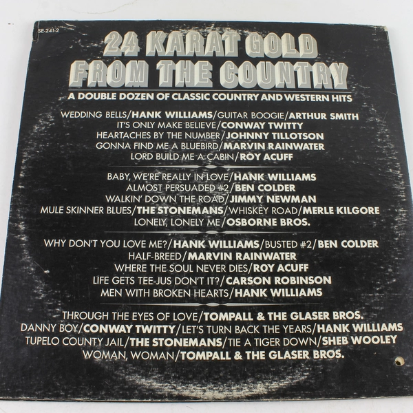 Various Artists 24 Karat Gold From The Country 2xLP - Good Pre-Owned Vinyl